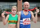 Danielle Hodgkinson (Wallsend) and Ian Hudspith (Morpeth) winners of the Sunderand City 10k. Photo: David T. Hewitson/Sports for All Pics